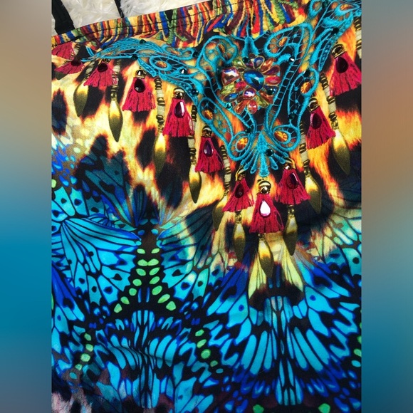 Colorful Butterfly print tankini - Picture 6 of 15